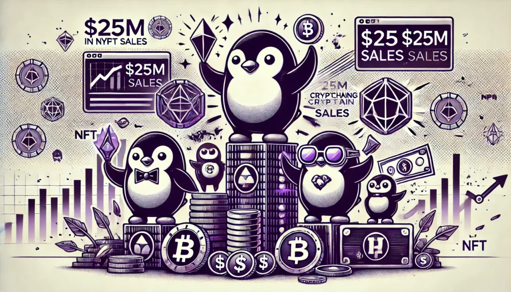 Pudgy Penguins Surpass CryptoPunks with $25M NFT Sales
